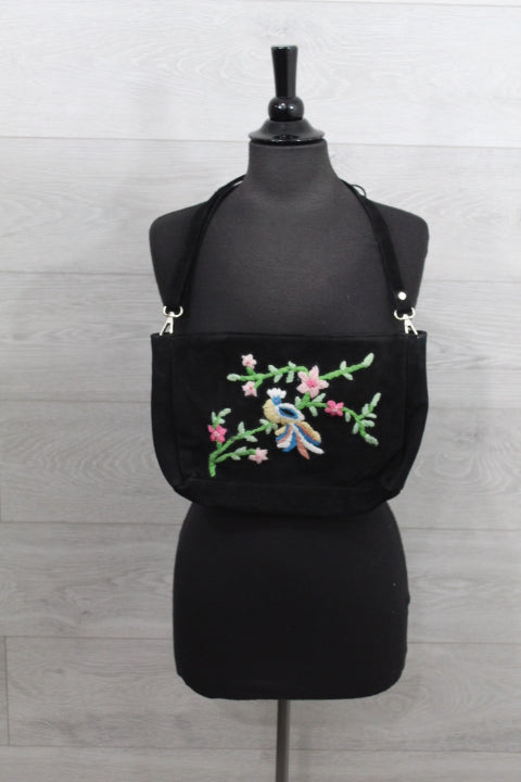 Raj L.A - Black Floral Crossbody