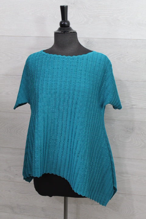 Vanite Couture - S/S Asymmetrical Tunic Top