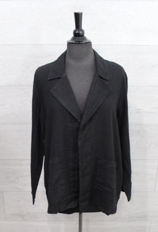 Focus Clothing - Collared Linen Cardi