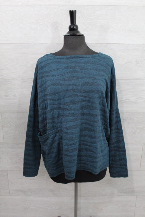 Cut Loose Texture Char Knit - One Size Pocket FINAL SALE ITEM