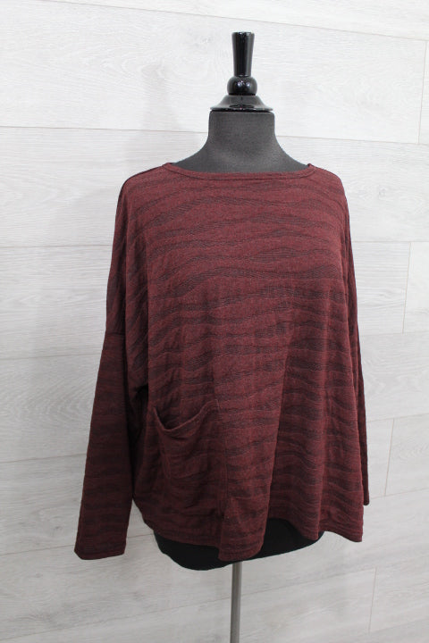 Cut Loose Texture Char Knit - One Size Pocket FINAL SALE ITEM