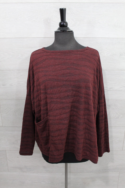 Cut Loose Texture Char Knit - One Size Pocket FINAL SALE ITEM