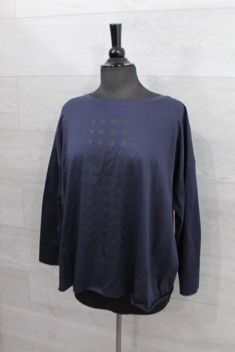 Planet Clothing - PIMA COTTON DOT DOT DOT LUXURY BOXY T FINAL SALE ITEM