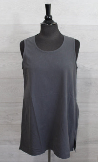 Focus Clothing - Woven Cotton Sleveless Top FINAL SALE ITEM