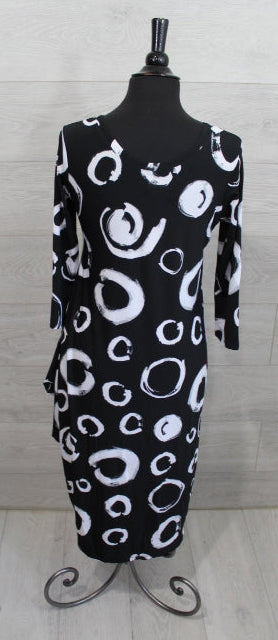 Focus Clothing - Black and White Dress FINAL SALE ITEM