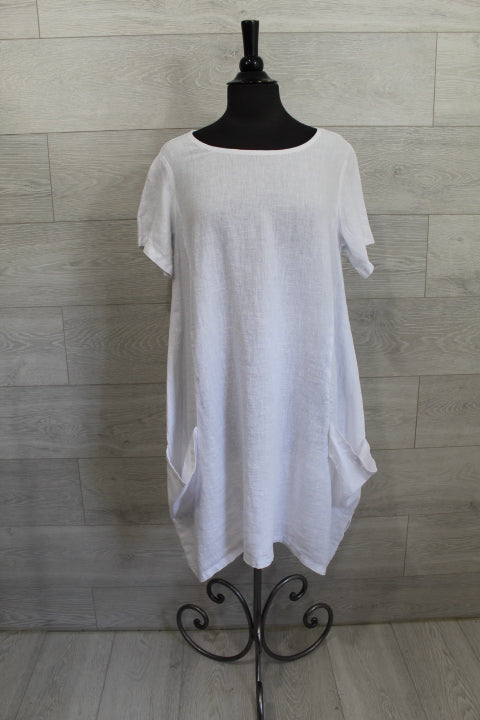 Focus Clothing - Linen Cover Up Dress FINAL SALE ITEM