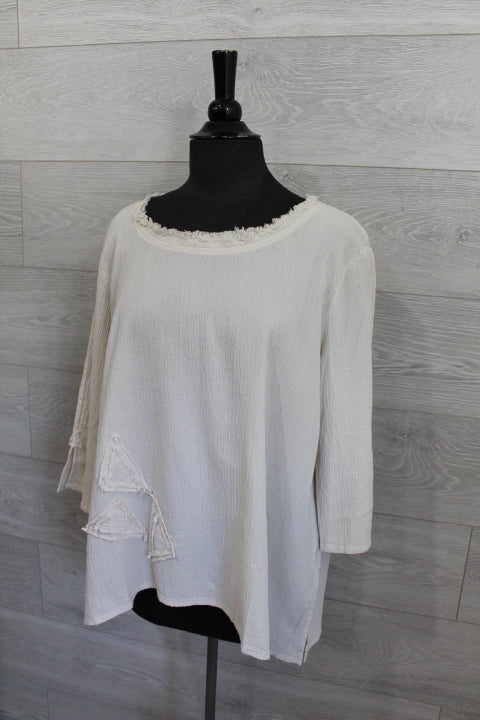 Focus Clothing - Long Sleeve Hi Lo Top FINAL SALE ITEM