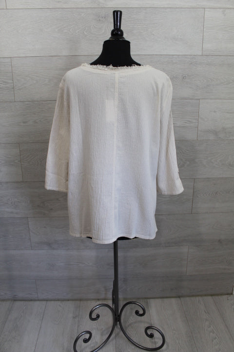 Focus Clothing - Long Sleeve Hi Lo Top FINAL SALE ITEM