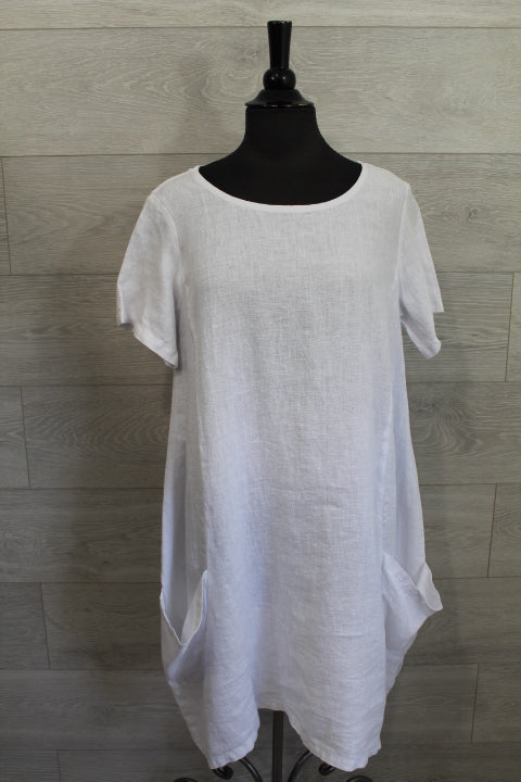 Focus Clothing - Linen Cover Up Dress FINAL SALE ITEM