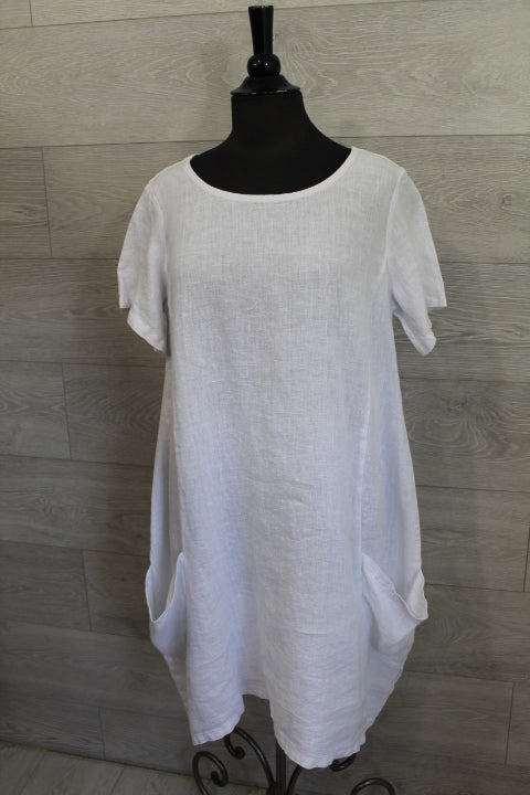 Focus Clothing - Linen Cover Up Dress FINAL SALE ITEM