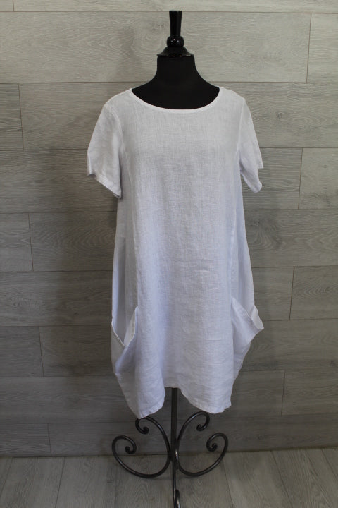 Focus Clothing - Linen Cover Up Dress FINAL SALE ITEM