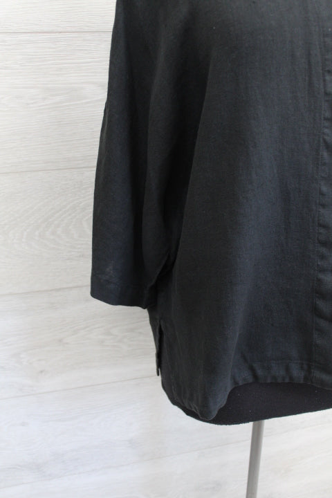 Focus Clothing - Solid Linen Jacket FINAL SALE ITEM