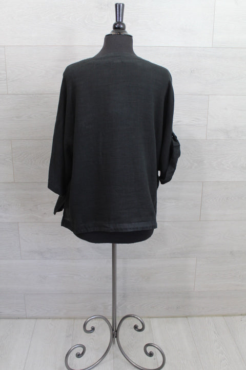 Focus Clothing - Solid Linen Jacket FINAL SALE ITEM