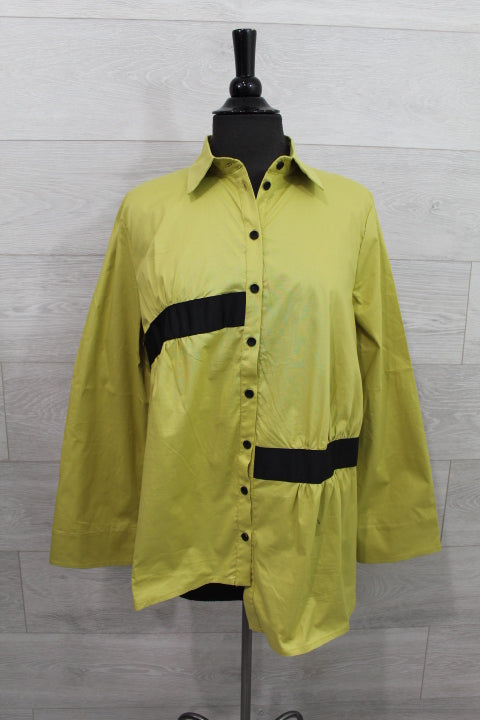 Ozai N Ku - Retro Banded Shirt
