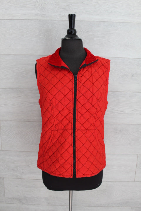 Cut Loose Quilted Parachute - Zip Front Quilted Vest