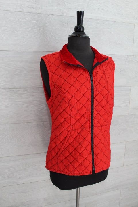 Cut Loose Quilted Parachute - Zip Front Quilted Vest