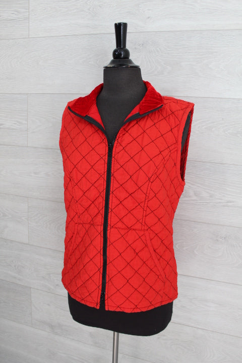 Cut Loose Quilted Parachute - Zip Front Quilted Vest