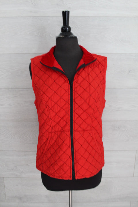 Cut Loose Quilted Parachute - Zip Front Quilted Vest