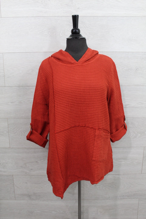 Focus Clothing - Asymetric Hem Tunic FINAL SALE ITEM