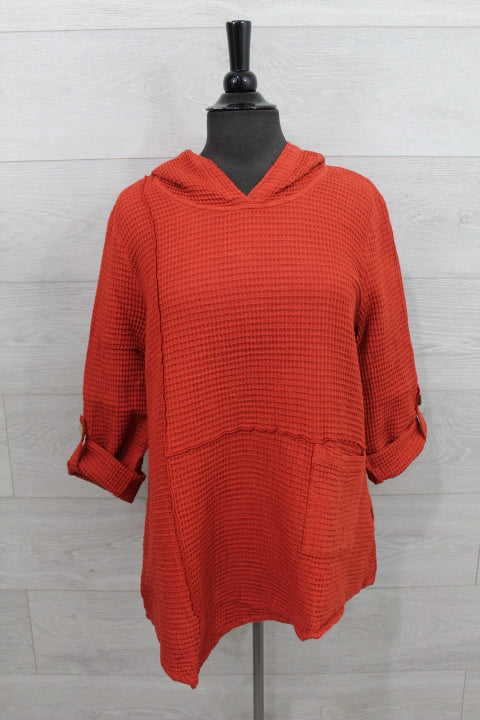 Focus Clothing - Asymetric Hem Tunic FINAL SALE ITEM