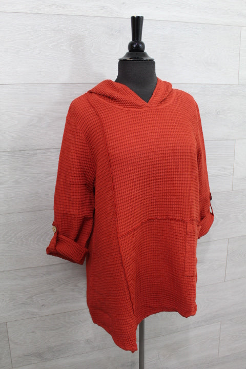 Focus Clothing - Asymetric Hem Tunic FINAL SALE ITEM