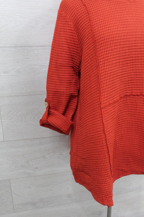 Focus Clothing - Asymetric Hem Tunic FINAL SALE ITEM
