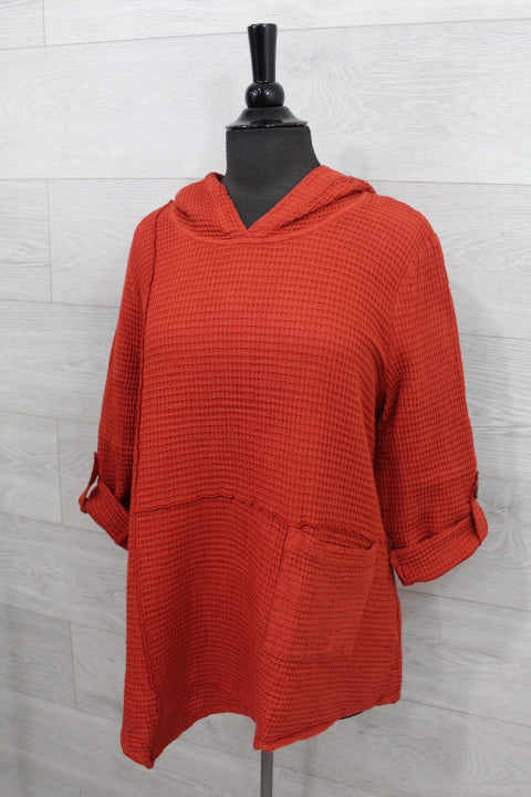 Focus Clothing - Asymetric Hem Tunic FINAL SALE ITEM