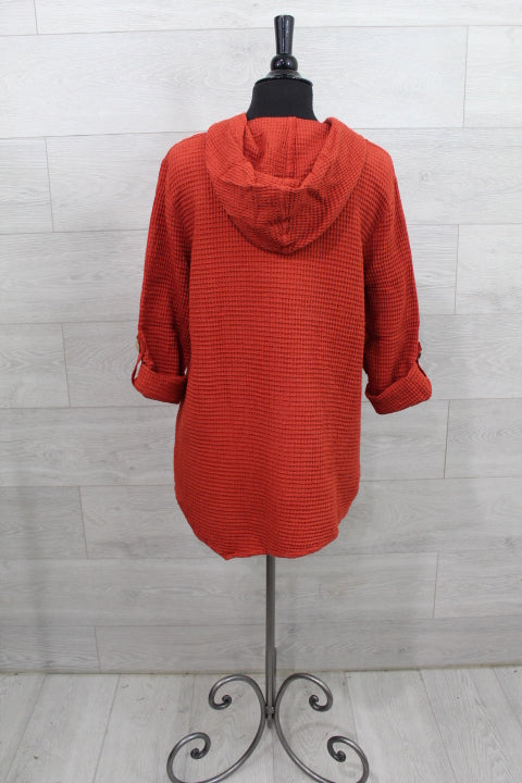 Focus Clothing - Asymetric Hem Tunic FINAL SALE ITEM