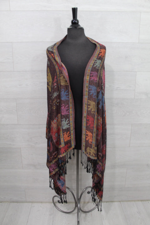 Blue Elephant Pashmina