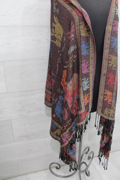 Blue Elephant Pashmina