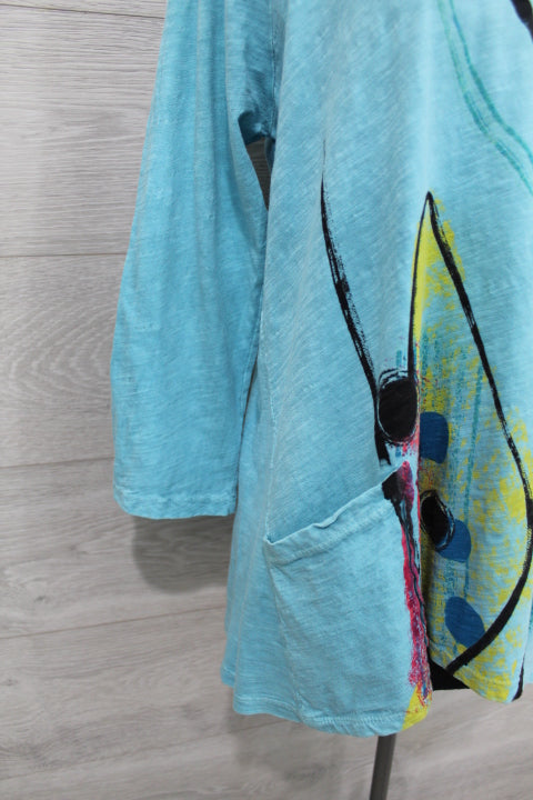 Jess & Jane Tops - Patch Pocket Tunic FINAL SALE ITEM