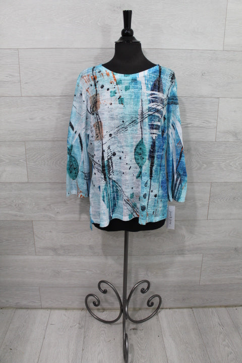 Jess & Jane Clothing - 3/4 Sleeve Top FINAL SALE ITEM