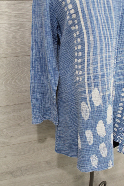 Jess & Jane Tops - Double Gauze Pocket Top FINAL SALE ITEM