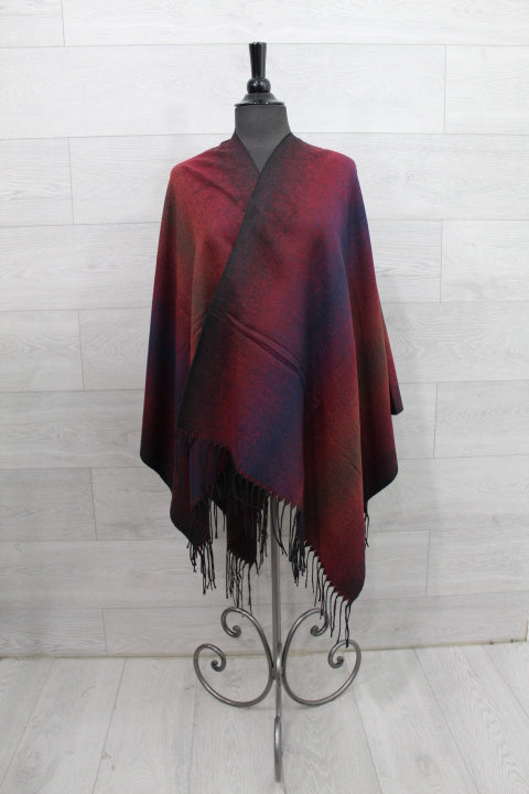 Red Shawl/Poncho
