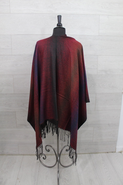 Red Shawl/Poncho
