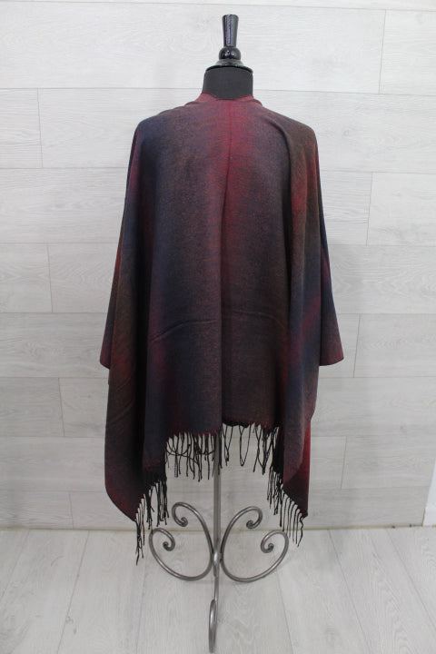 Red Shawl/Poncho