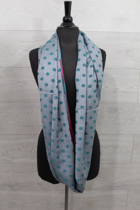 Pashmina Infinity Shawl - Green