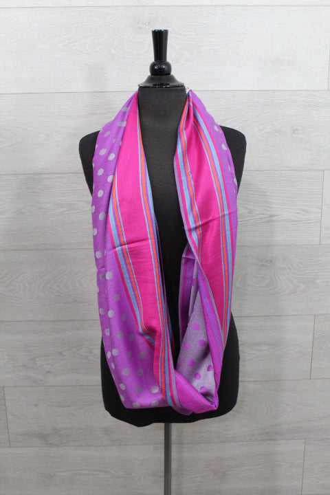 Pashmina Infinity Shawl - Purple