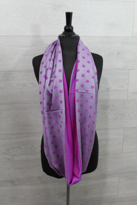 Pashmina Infinity Shawl - Purple