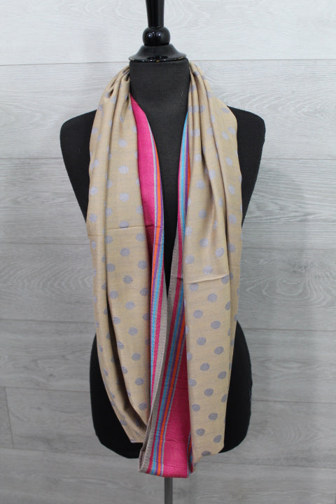 Pashmina Infinity Shawl - Gold