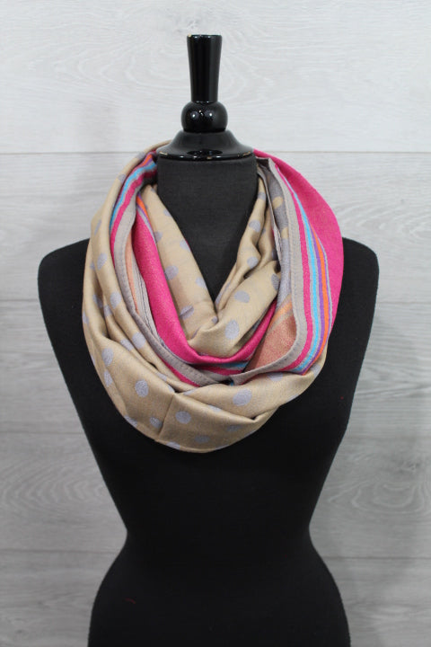 Pashmina Infinity Shawl - Gold