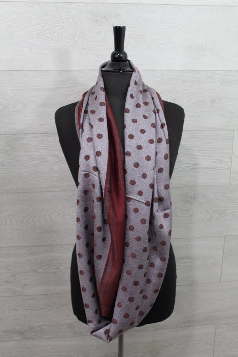 Pashmina Infinity Shawl - Brown