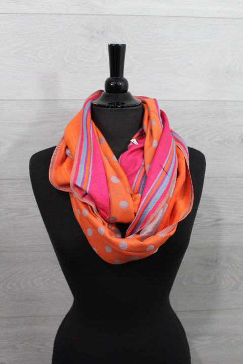 Pashmina Infinity Shawl - Orange