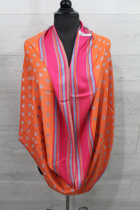Pashmina Infinity Shawl - Orange