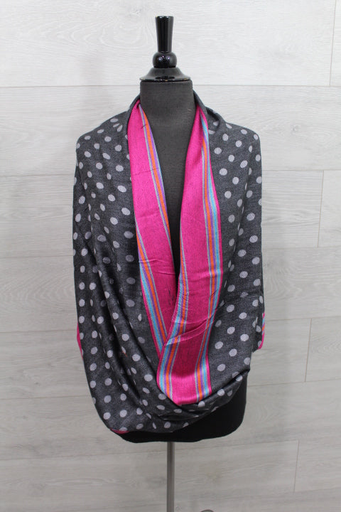 Pashmina Infinity Shawl - Black