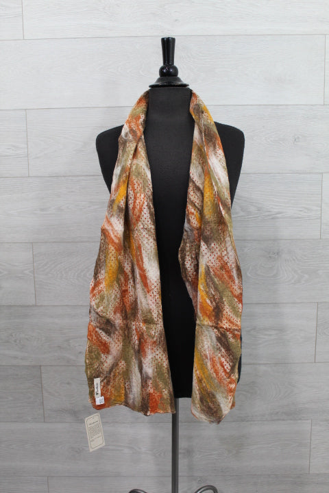 Orange Multi Wool Scarf