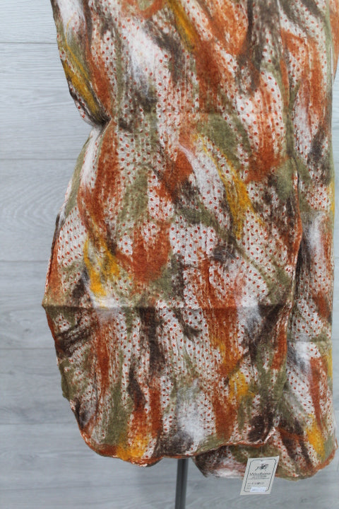 Orange Multi Wool Scarf