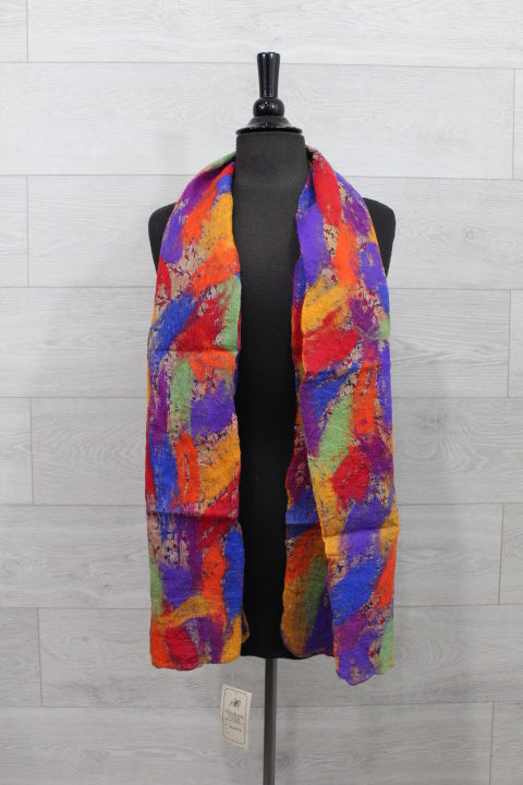 Dark Multi Wool Scarf