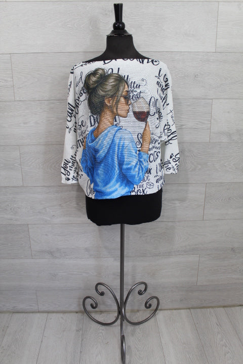 Boutique Karma - Pullover Print