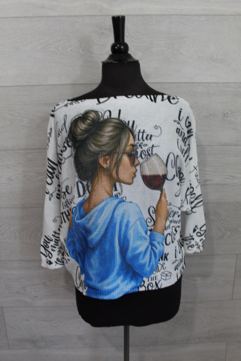 Boutique Karma - Pullover Print